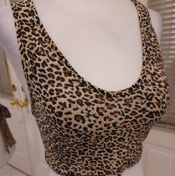 4/$40 Animal Print Halter Top - Size S - Picture 2 of 8